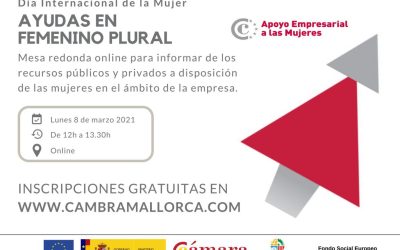 Día Internacional de la Mujer «AYUDAS EN FEMENINO PLURAL»